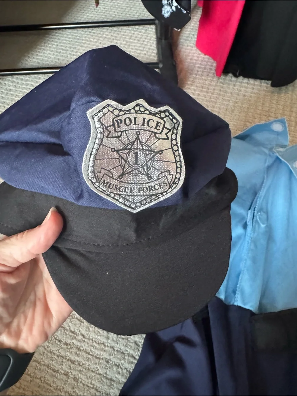 12-24 mth toddler muscle Police Costume -